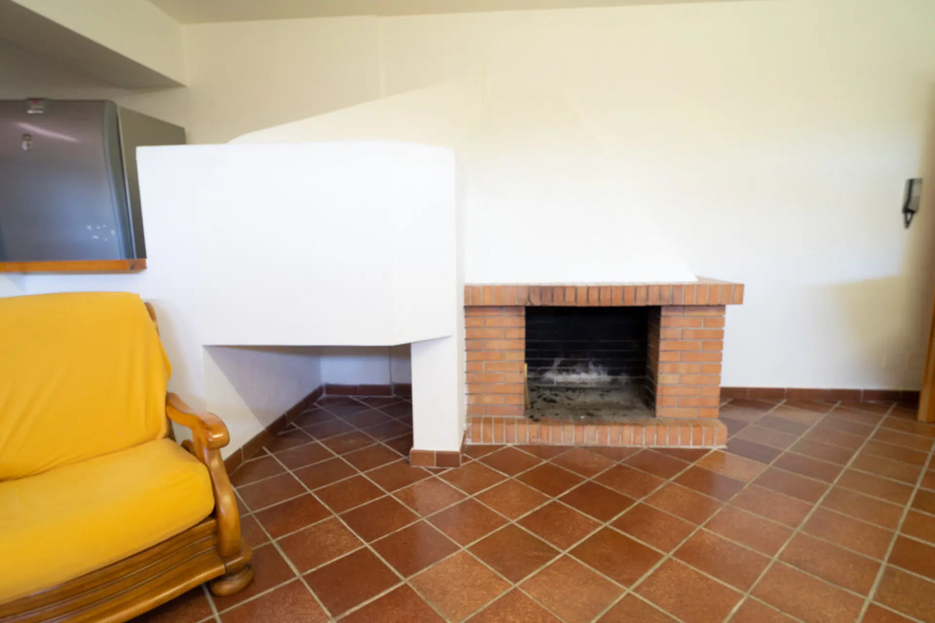 Villa Marcellina fireplace