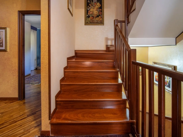 wooden stairs